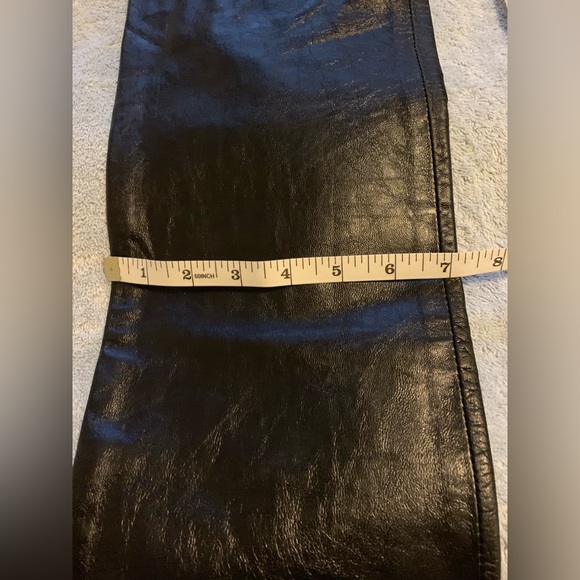 Real Leather Pants NWOT - Picture 8 of 9